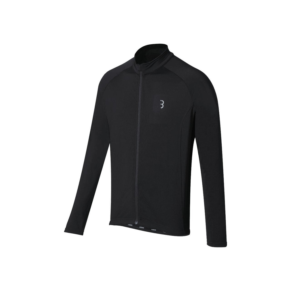 BBB Transition Long Sleeve Jersey - Black front oblique