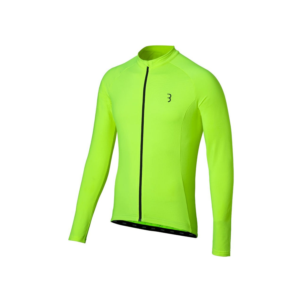 BBB Transition L/S Jersey - Neon oblique front