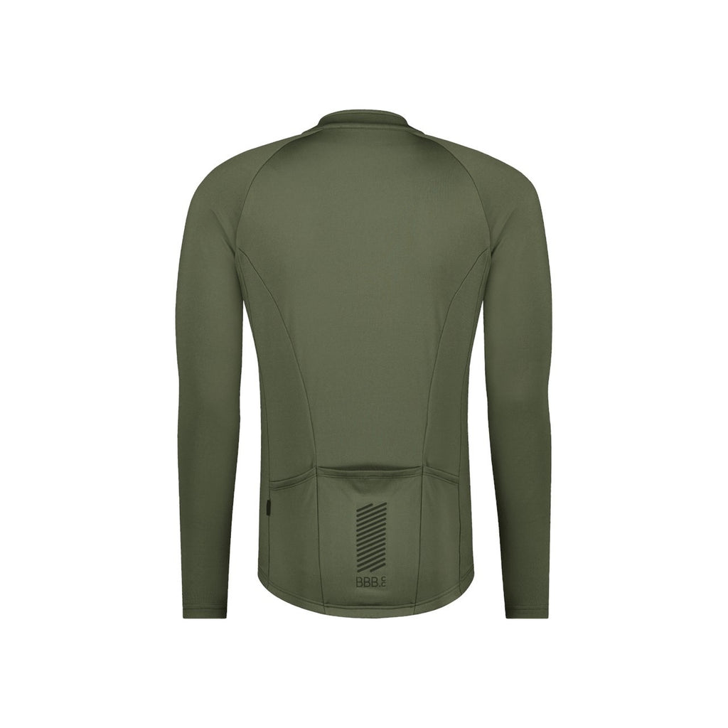 BBB Transition Long Sleeve Jersey - Olive Green rear