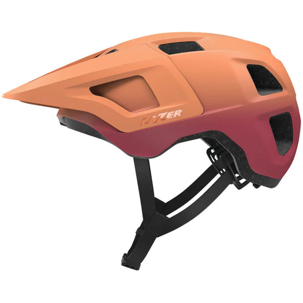 LAZER Finch KinetiCore Bike Helmet - Matte Sedona Red left