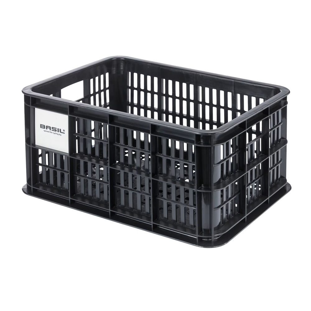 Basil Bicycle Crate MIK Small (17.5L) Black 