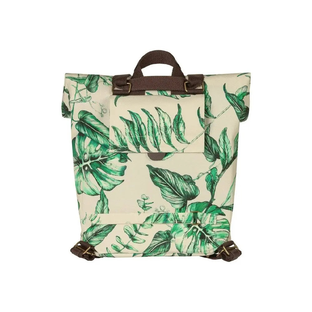 Basil Ever-Green Backpack Pannier Bag - Sandshell Beige clip covered