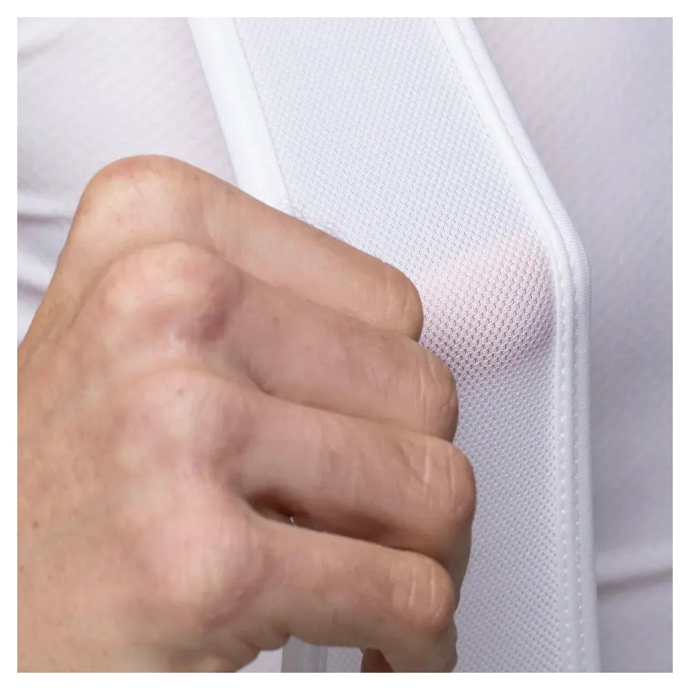 Bellwether Axiom Men's Cycling Bib Shorts brace close up