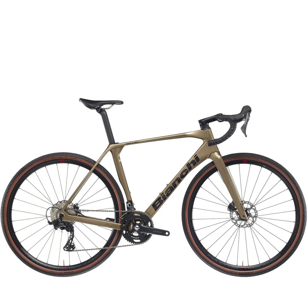 Bianchi Impulso Comp Gravel Bike GRX 610 - Terra/Black Glossy