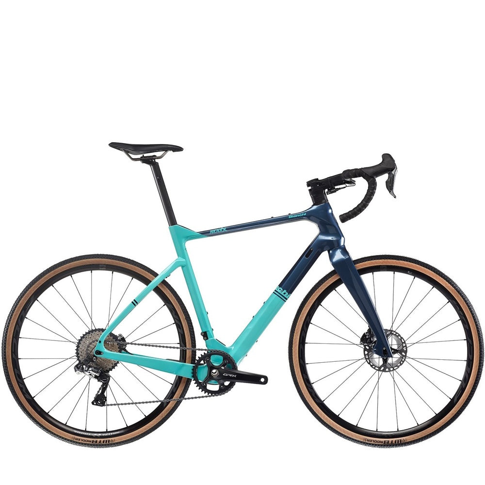 Bianchi Arcadex Gravel Bike GRX 815 Di2 - Celeste/Blue Note