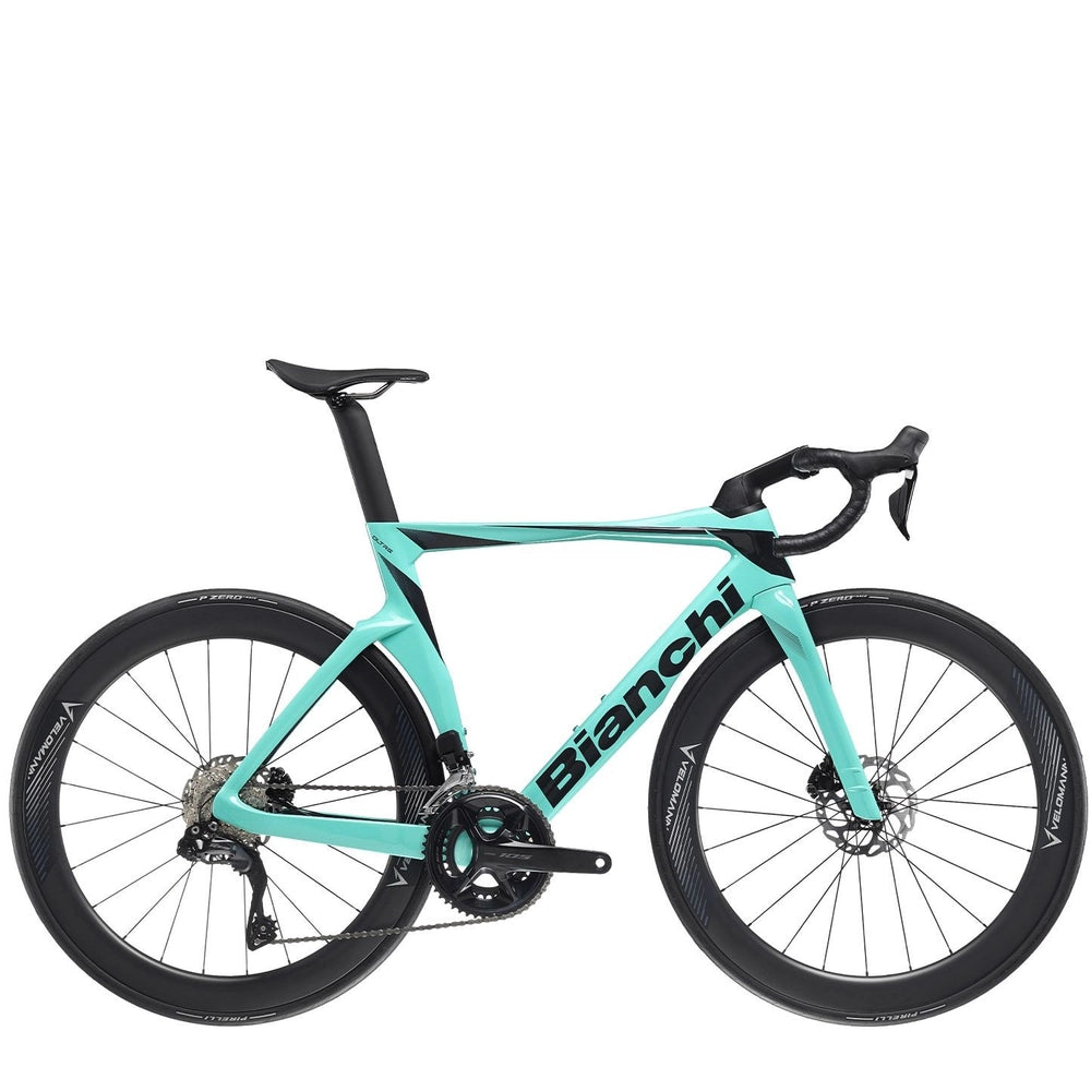 Bianchi Oltre Comp Road Bike 105 Di2 - Celeste/Black
