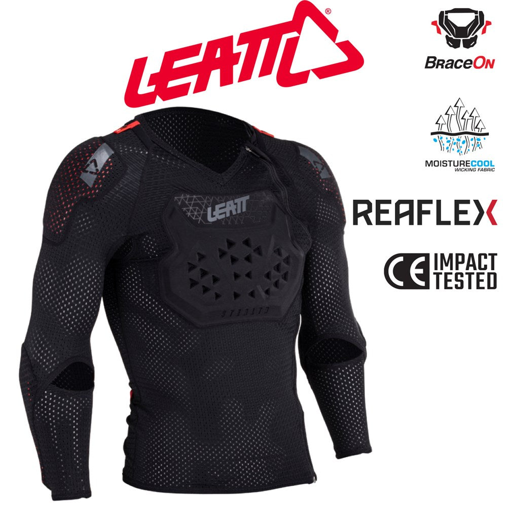 Leatt Body Protector ReaFlex Stealth - Bikes.com.au