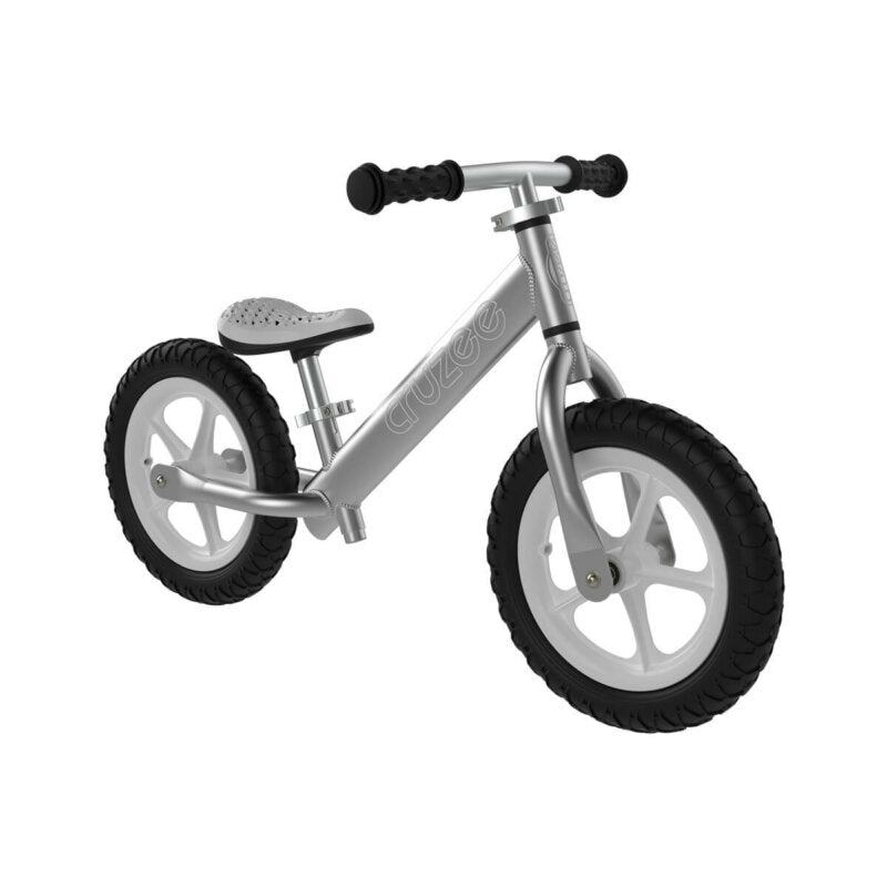 Cruzee Balance Bike - Silver - Bikes.com.au