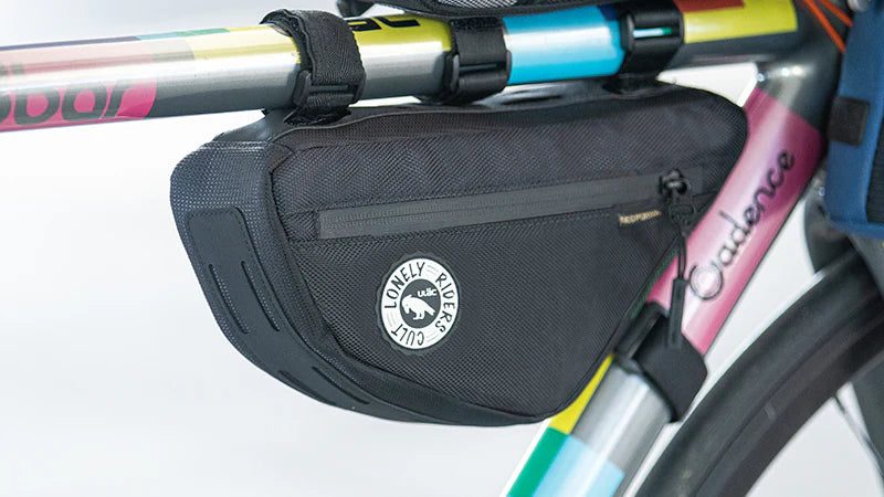 ULAC Nomadpak Touring Pro Frame Bag 1.5L - Black Attached