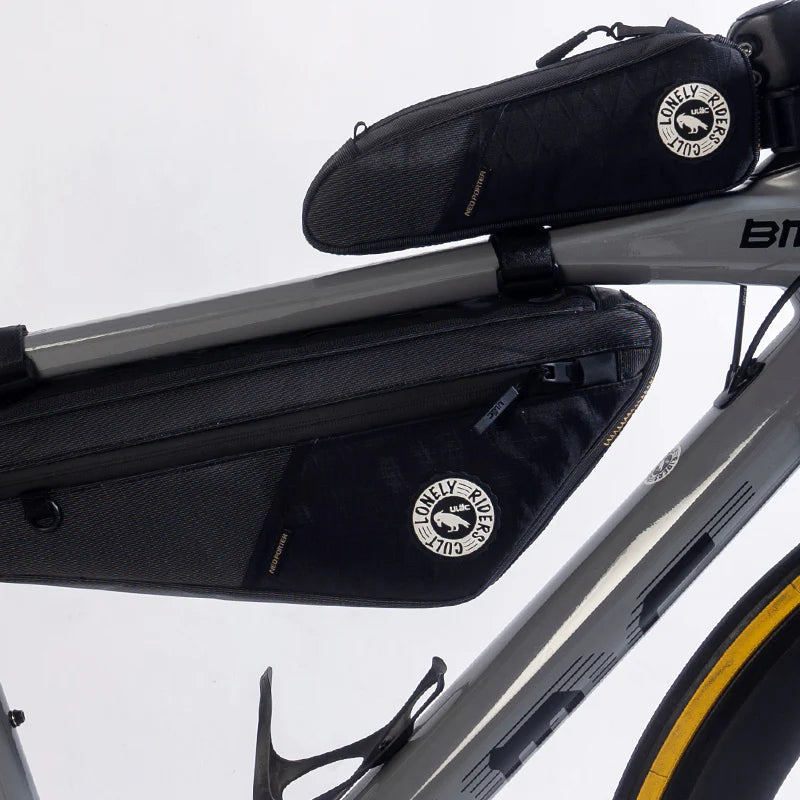 ULAC Nomadpak Touring Frame Bag 3.5L - Black Attached Close Up