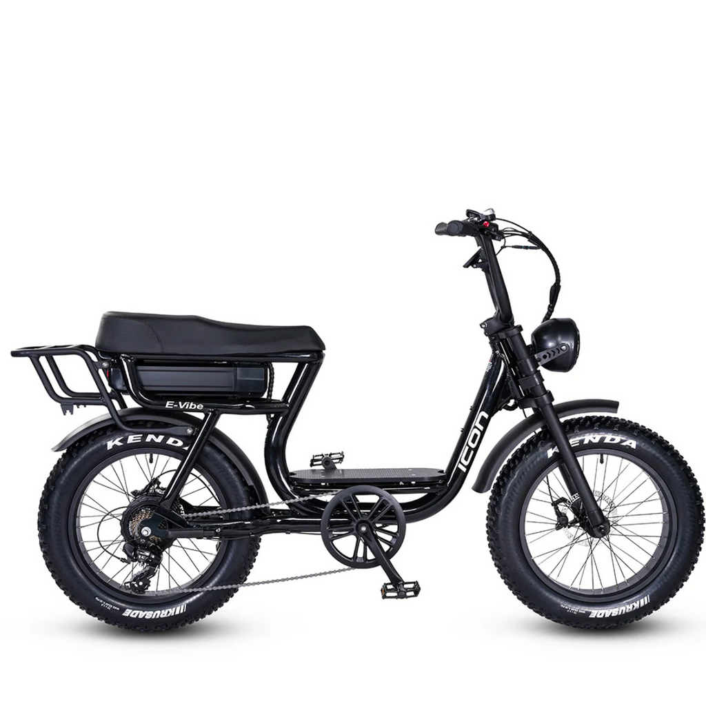 Icon E-Vibe Beach Electric Cruiser - Galaxy Black