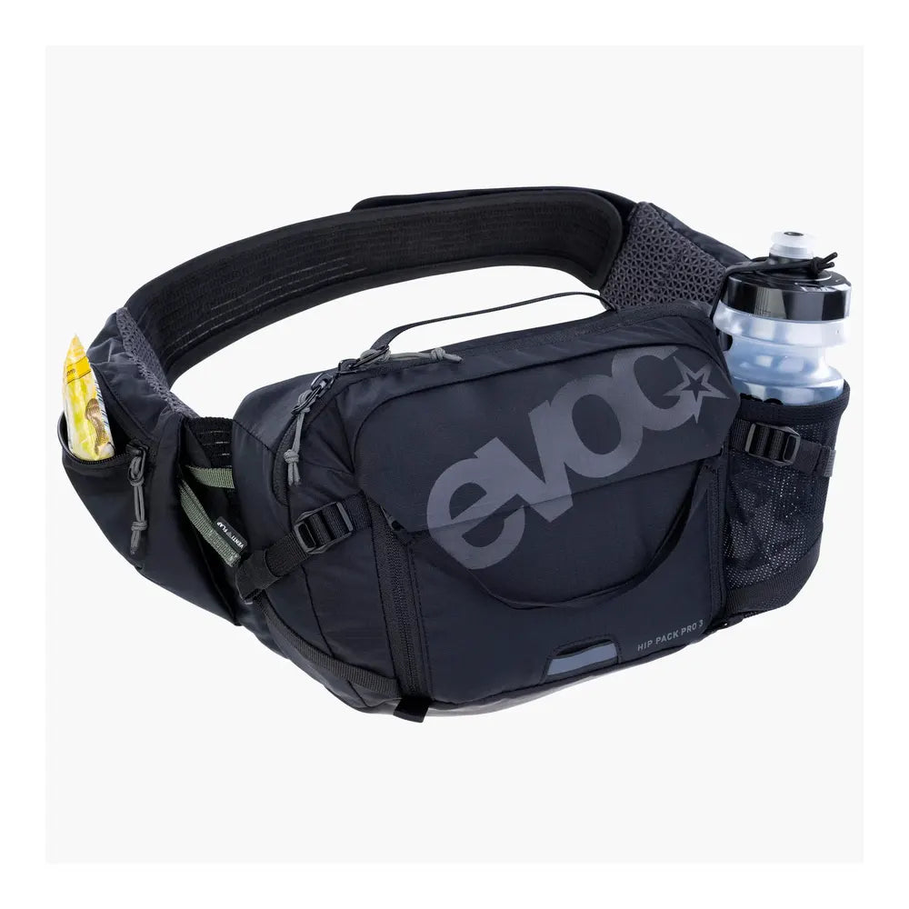 EVOC Hip Pack Pro 3 + Hydration Bladder 1.5L with bottle (not included)