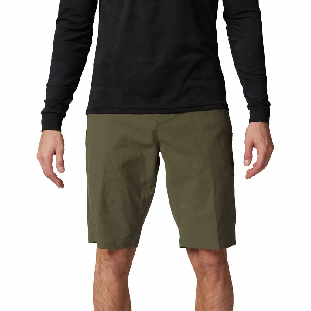 Fox Ranger Mountain Bike Shorts w/ Liner - Olive Green