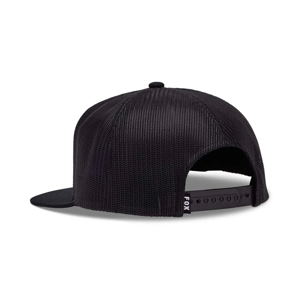 FOX Dispute Snapback Hat - Black - bikes.com.au