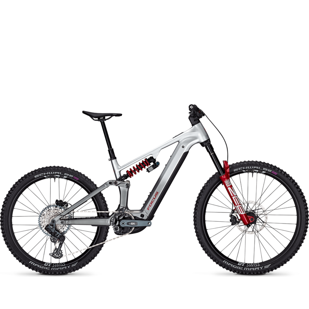 Focus Sam2 6.0 Electric Mountain Bike - Nepal Silver / Steel Grey