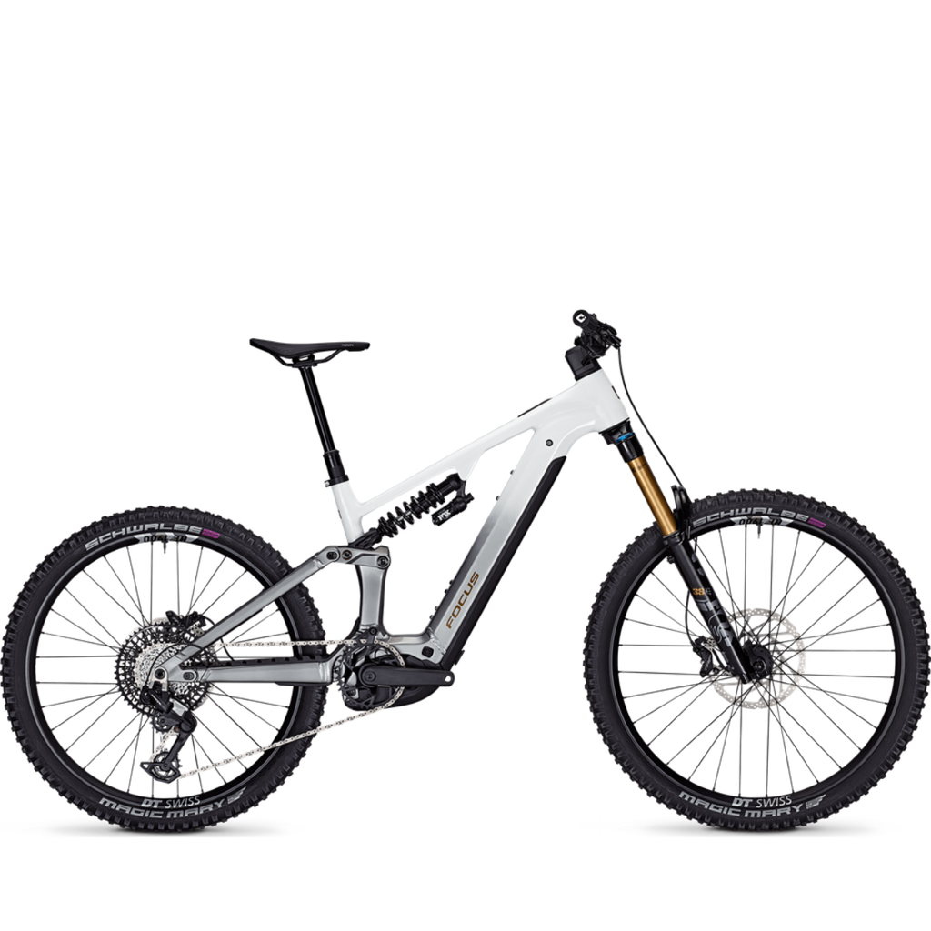 Focus Sam2 6.9 Electric Mountain Bike - White/Steelgrey