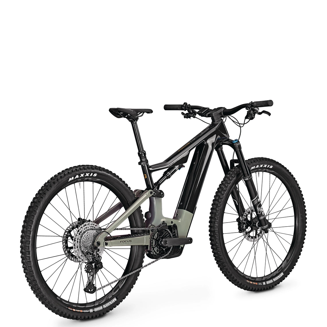 Focus JAM2 Electric Mountain Bike Carbon Raw/Sky Grey FREE