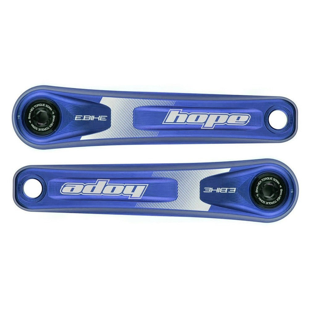 Hope E-Bike Crankset No Spider Blue