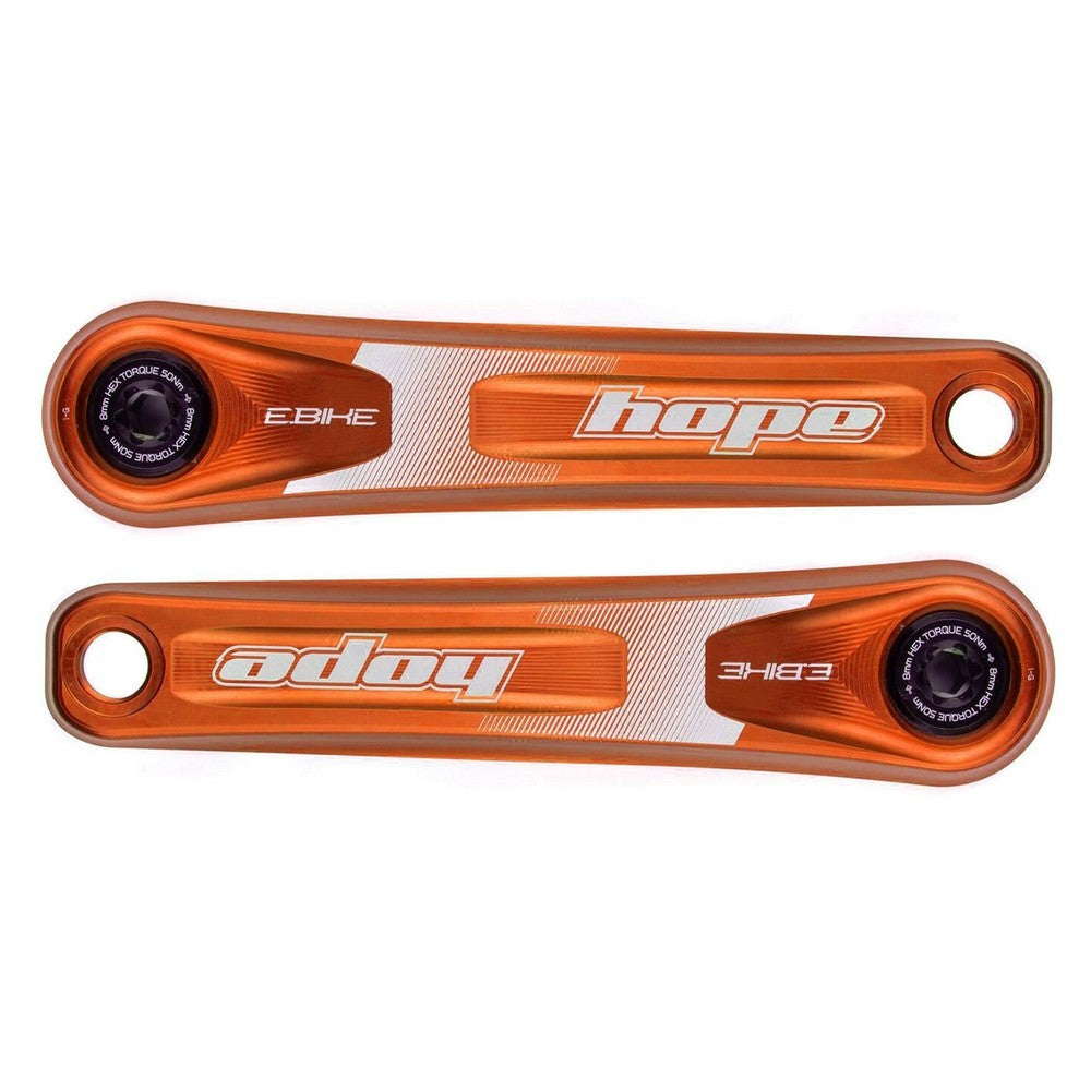 Hope E-Bike Crankset No Spider Orange