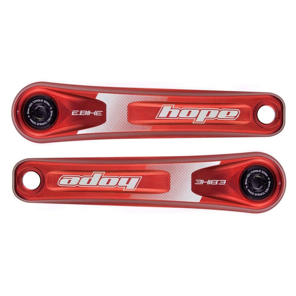 Hope E-Bike Crankset No Spider Red