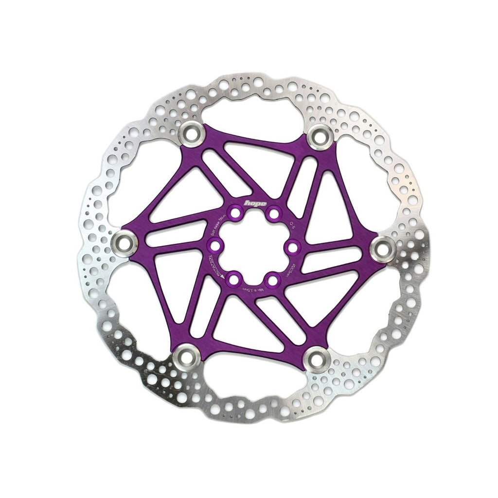 Hope Floating Disc Rotor 203mm Purple