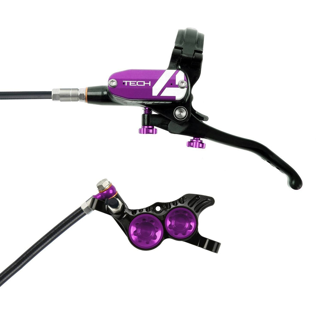 Hope Tech4 V4 Mountain Bike Brakes Black/Purple