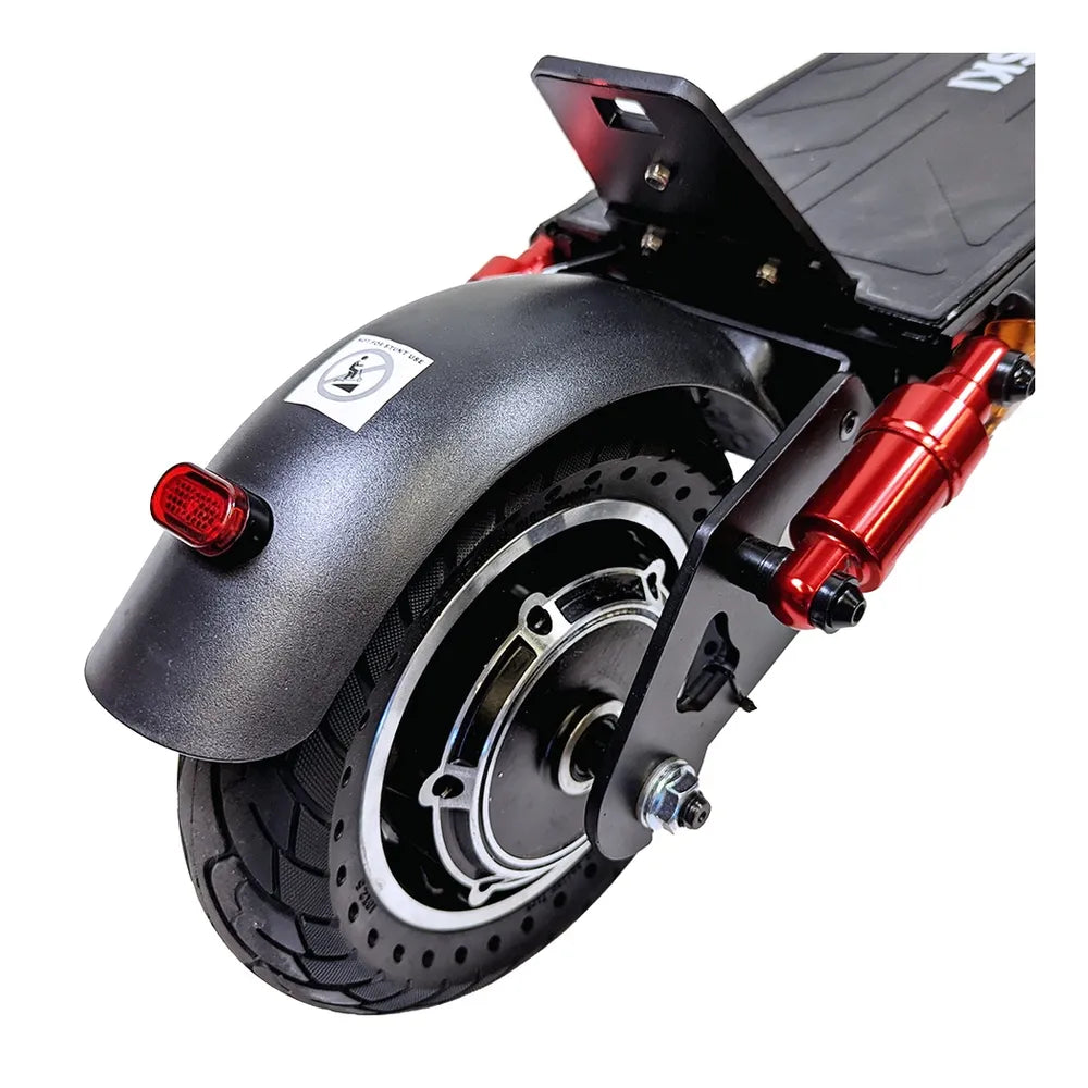 Huski Balto Electric Scooter - Red rear brake