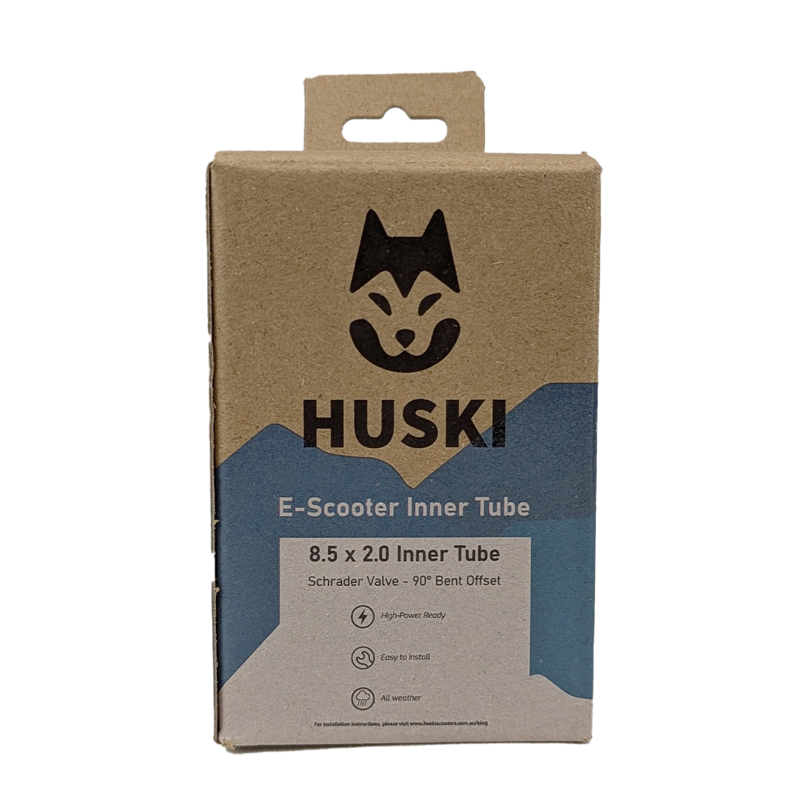 Huski Electric Scooter Inner Tube - 8.5" x 2" Curved Valve