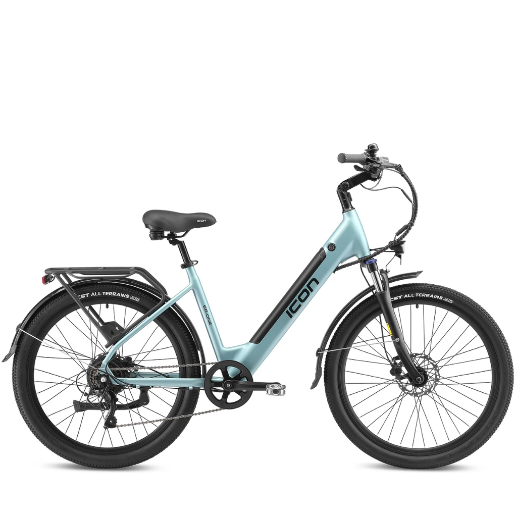 Icon EB-ONE Step Thru Electric Bike - Glacier Mint