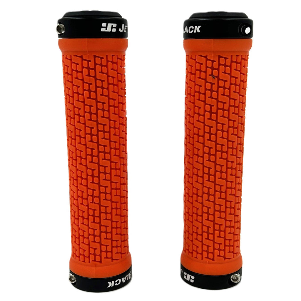 JetBlack PIN Mountain Bike Grips - Orange