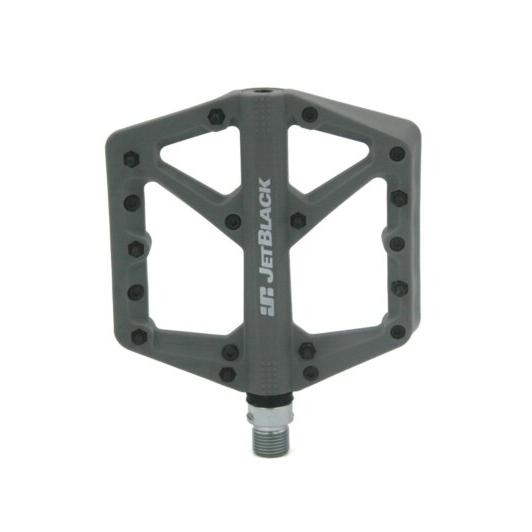 JetBlack Thermolite MTB Pedals - Grey - bikes.com.au