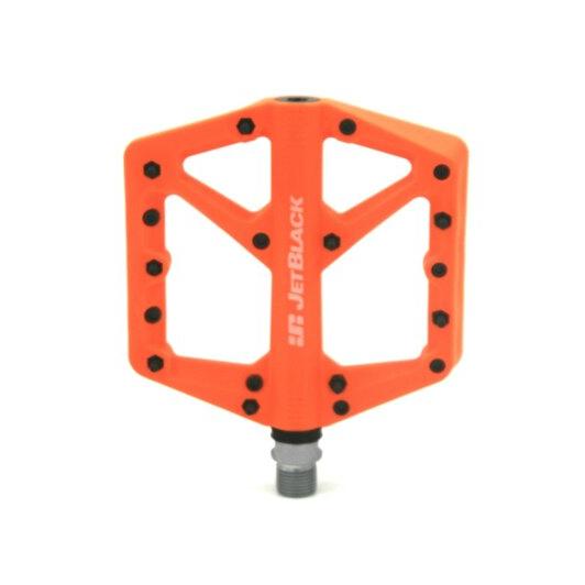 JetBlack Thermolite MTB Pedals - Orange - Bikes.com.au