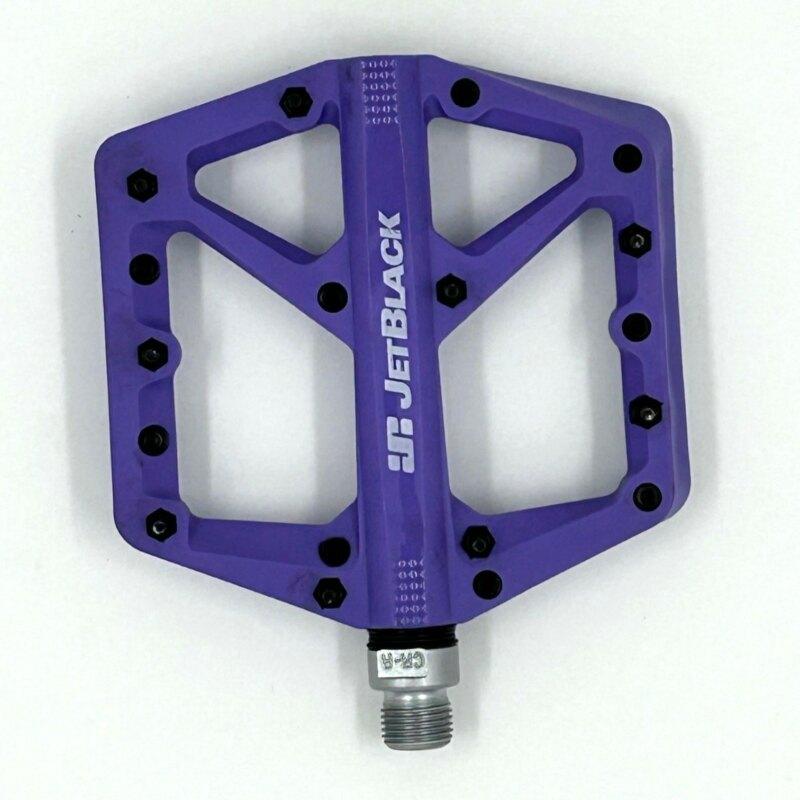 JetBlack Thermolite MTB Pedals - Purple - Bikes.com.au