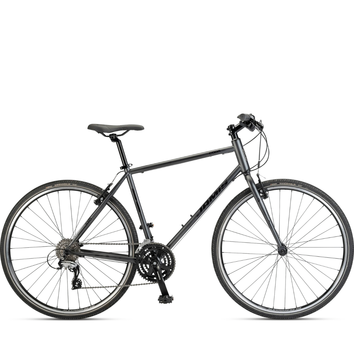 Jamis Coda S2 Flat Bar Road Bike - Dark Grey – bikes.com.au