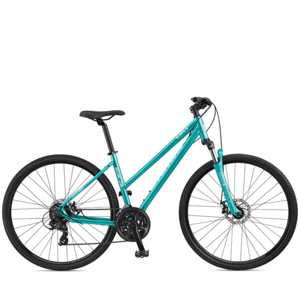 Jamis DXT A3 - Step Thru Hybrid Bike - Seafoam