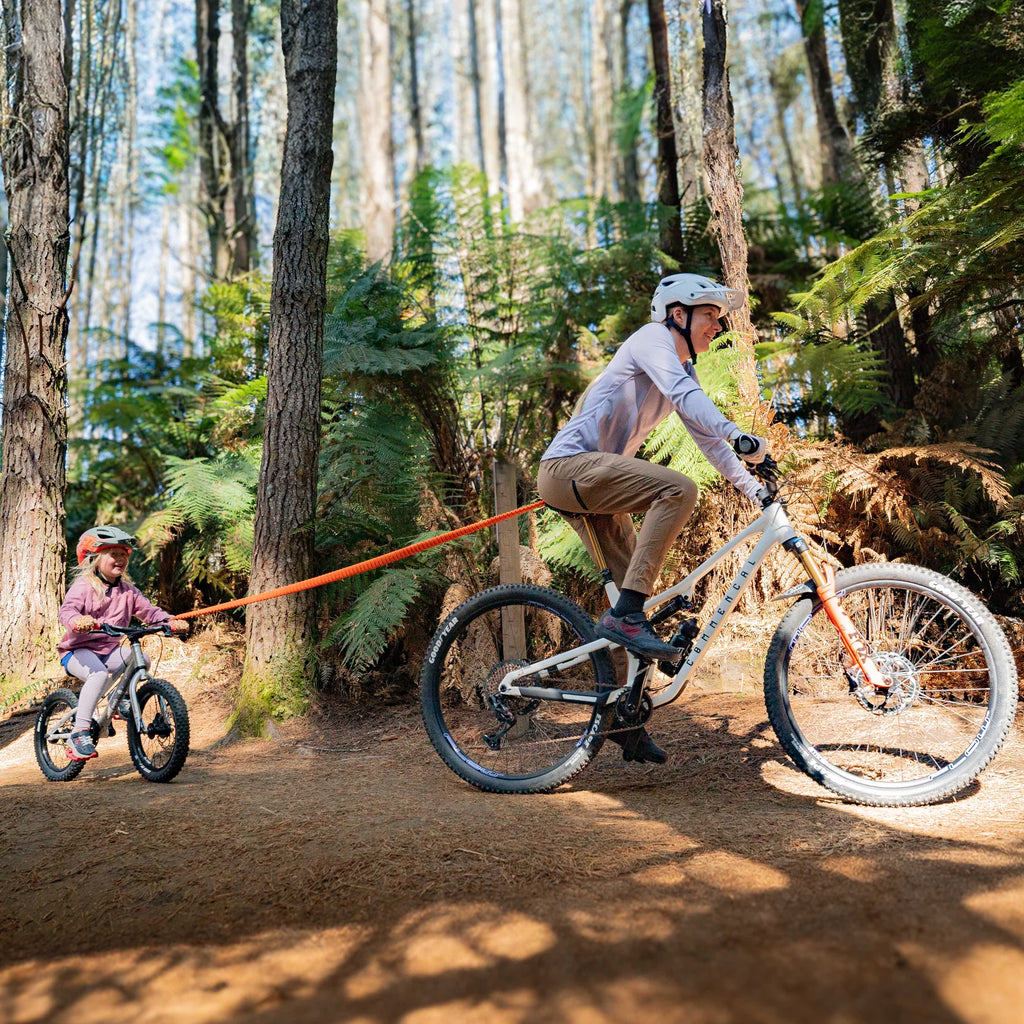 Kids Ride Shotgun MTB Tow Rope - Orange Towing