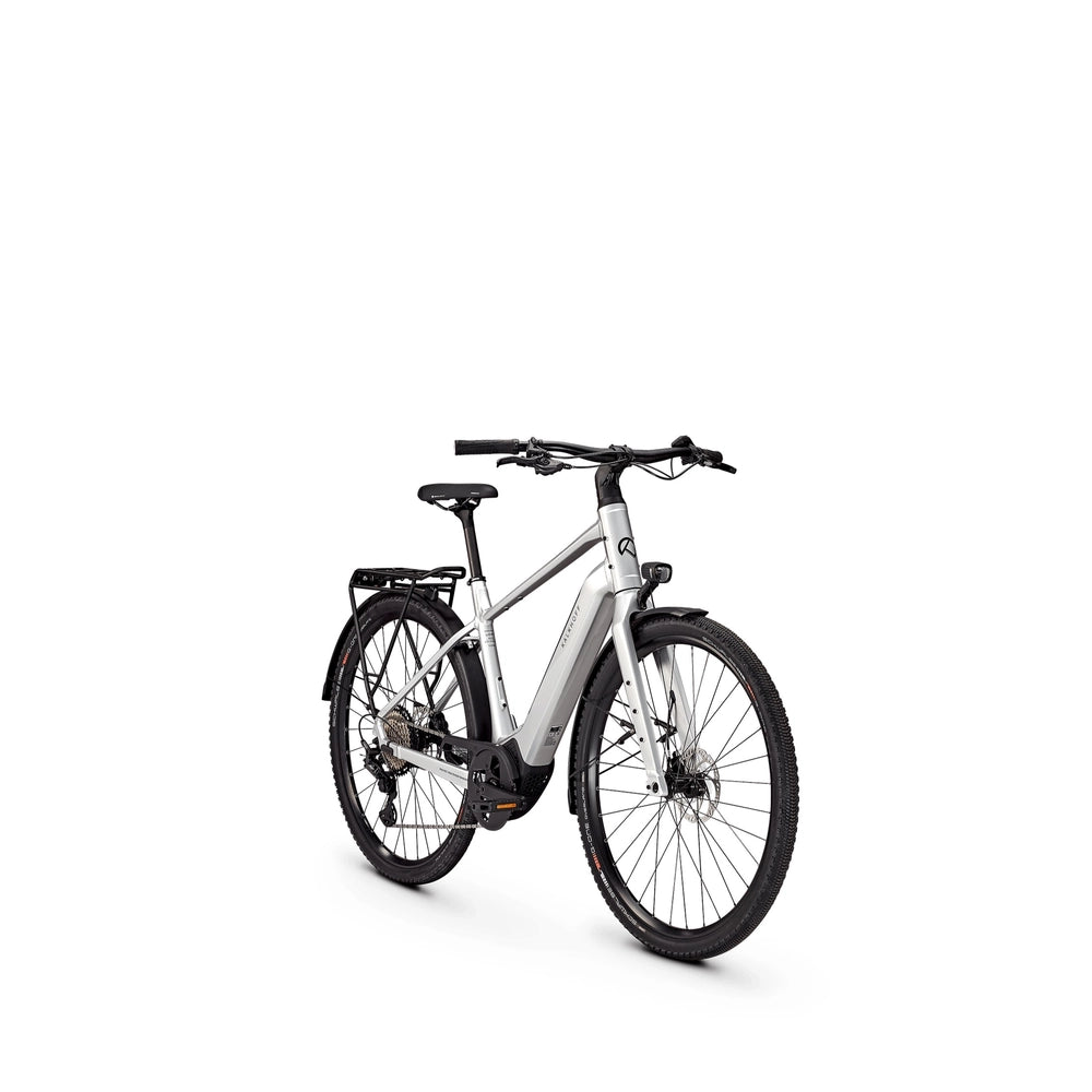 Kalkhoff Endeavour L.B Excite Hybrid Electric Bike - Nepalsilver Glossy angled front
