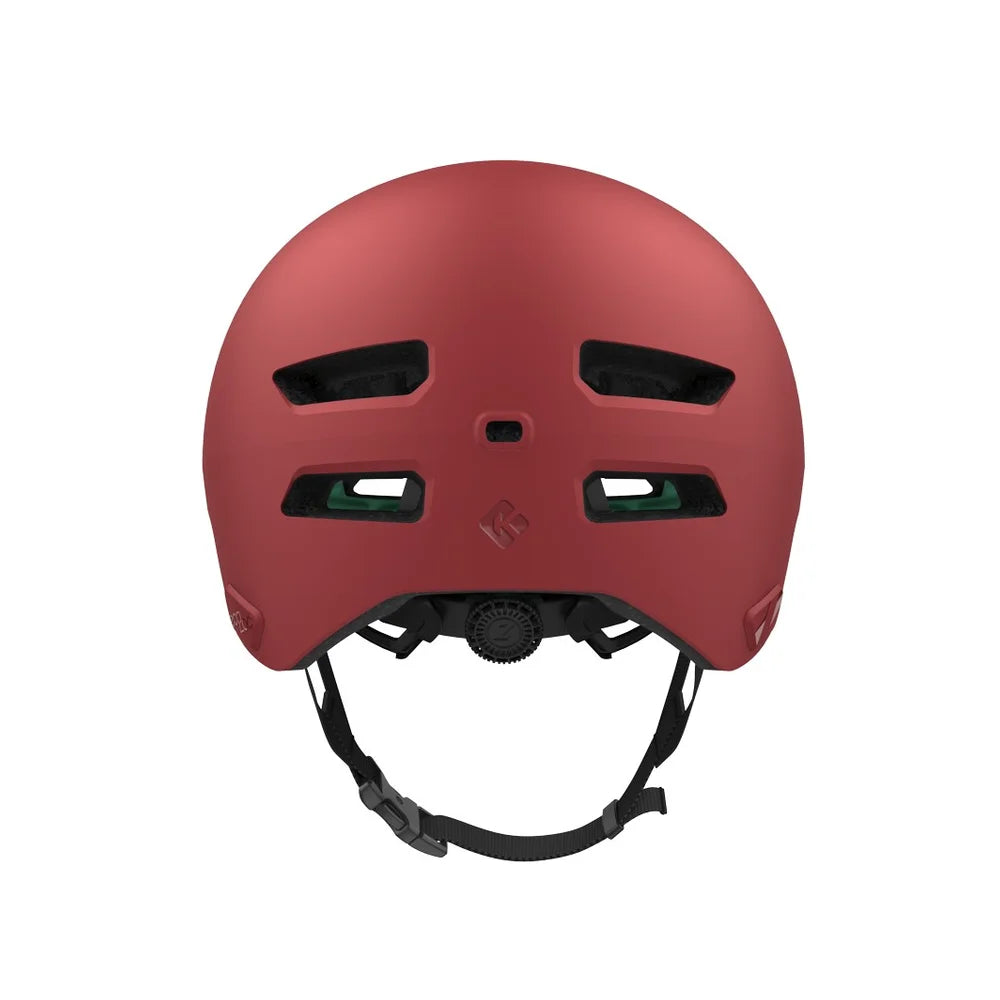 Lazer Maze JR KinetiCore Urban Kids Helmet - Matte Ruby Red rear