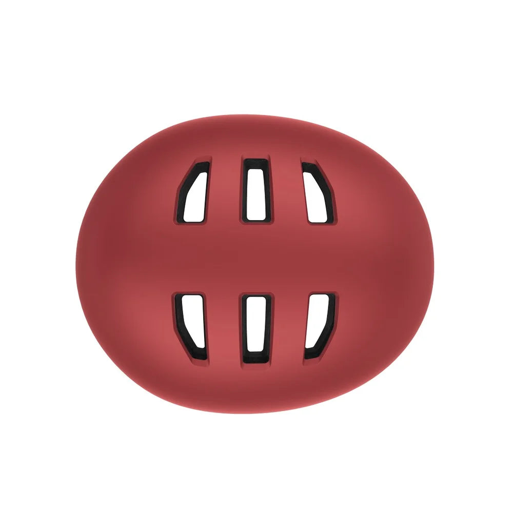 Lazer Maze JR KinetiCore Urban Kids Helmet - Matte Ruby Red top