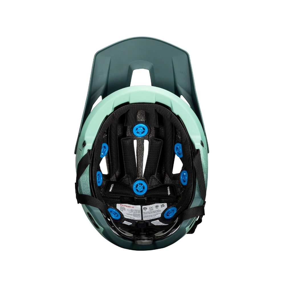 Leatt Helmet MTB Enduro 3.0 V25 3 in 1 Full Face Helmet - Pistachio inside