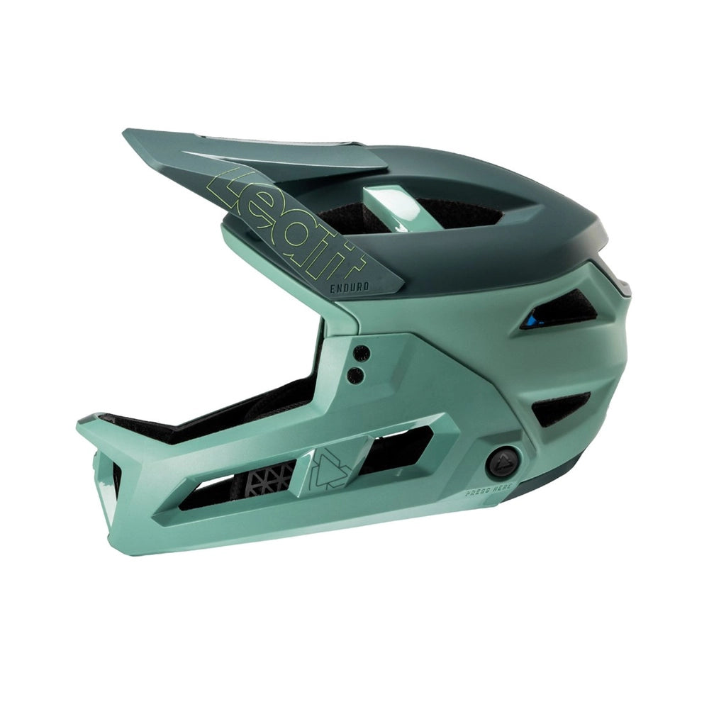Leatt Helmet MTB Enduro 3.0 V25 3 in 1 Full Face Helmet - Pistachio left profile