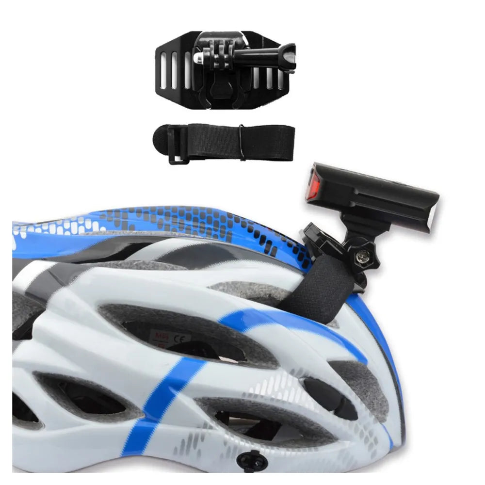 Lunar Callisto 2 in 1 600 Lumens Front and Rear Helmet Light with helmet mount