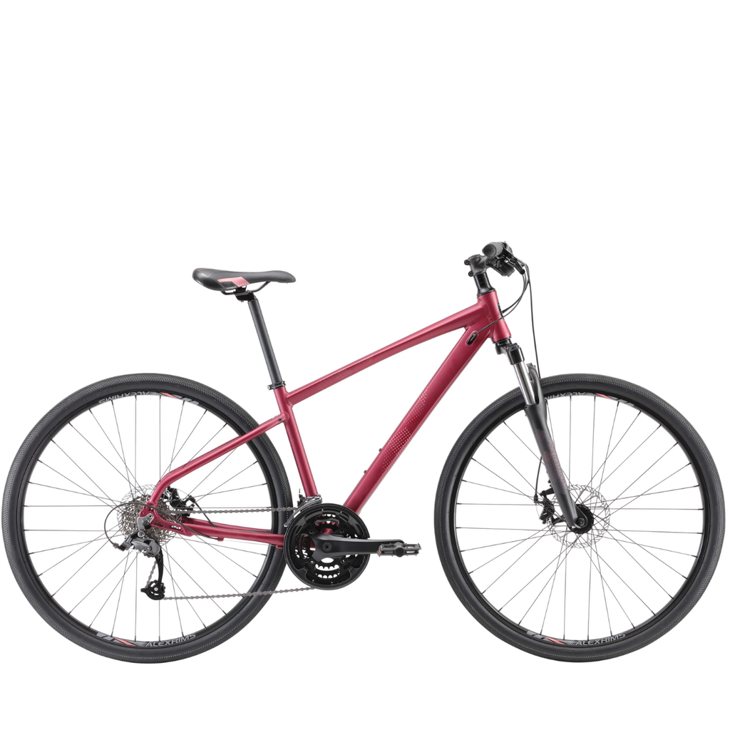 Malvern Star Women's Freedom 1 Hybrid Bike – Berry