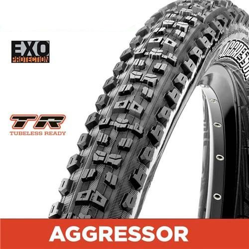 Maxxis Aggressor 26 x 2.3 Folding TR - EXO 60 TPI - Dual Compound - Black - Bikes.com.au