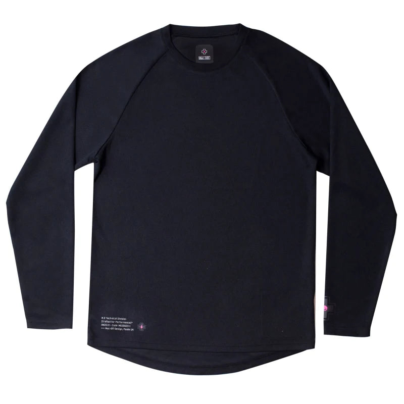 Muc-Off Riders Long Sleeve MTB Jersey - Black - Bikes.com.au