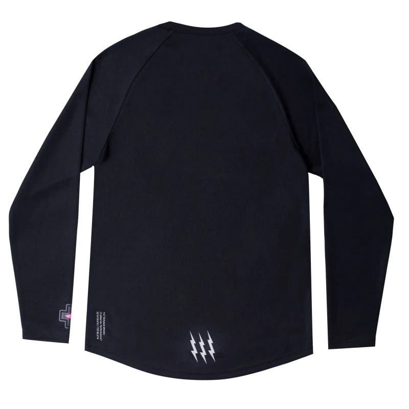 Muc-Off Riders Long Sleeve MTB Jersey - Black Back - Bikes.com.au