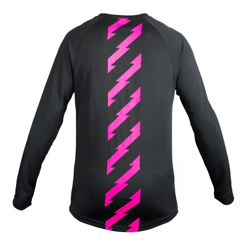 Muc-Off Riders Long Sleeve MTB Jersey - Grey Back - Bikes.com.au