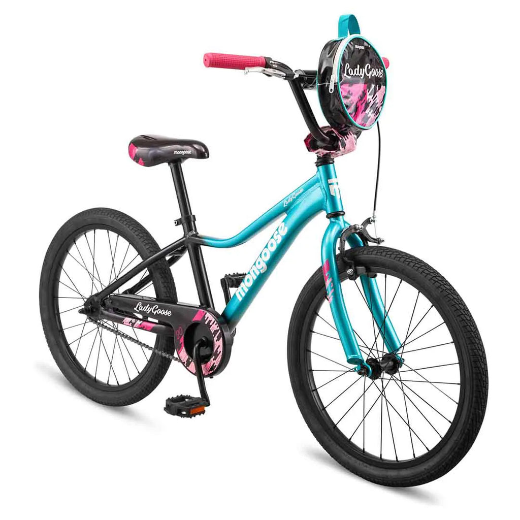Mongoose Ladygoose Kids Bike - Black angle