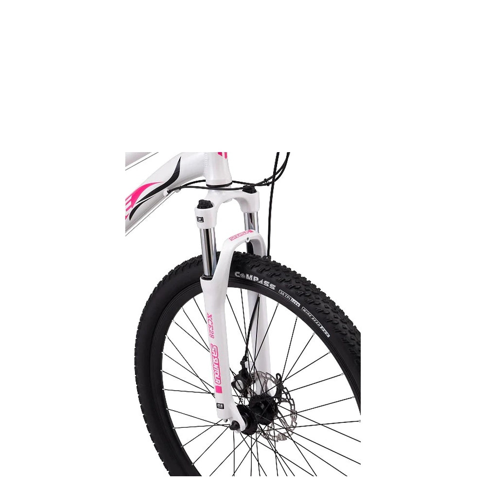 Mongoose Montana 27.5 LE Women's Mountain Bike - White fork