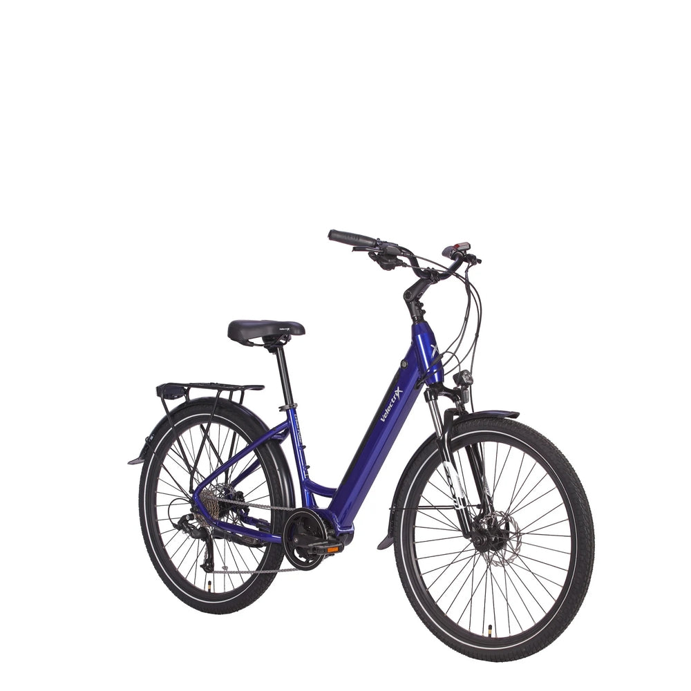 Velectrix Urban Pulse Step Through Electric Bike - Blue Front